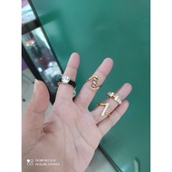 4 custom rings size 8