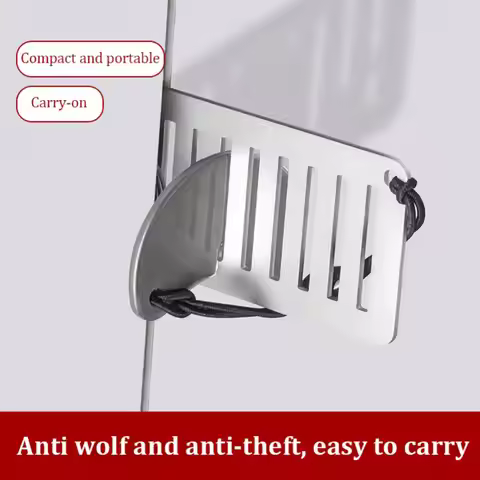 Door Lock Security For Travel Heavy Duty Portable Door Lock Stoppers Hotel Door Jammer Home Security