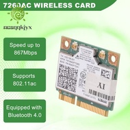Notebook Built-in Wireless Card for  7260HMW 7260AC 867M Dual Band 5G Wireless Card BT4.0 for 04X609