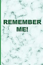 Remember Me!: Pocket Sized Alphabetical Password Log Book 6" x 9"