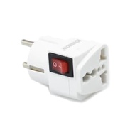 PUTIH Arda adpator plug with white switch