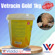 Vetracin Gold Soluble Powder 1kl Vetracin gold powder 1 kg Vetracin gold with probiotic