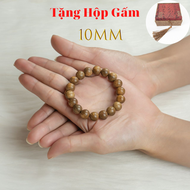 Vòng tay trầm hương tròn đơn Xưởng Mộc Việt - vòng trầm phong thủy may mắn tài lộc bình an mùi hương