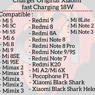Original Xiaomi Fast Charging Charger 18W Type-C Redmi 8 8A Redmi 9