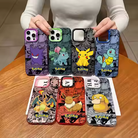 Anime Pokémons Hot Pikachus Phone Case For Xiaomi Redmi 14C 13C 12C 13 12 10 A1 A2 A3 9T 9A K60 K40 