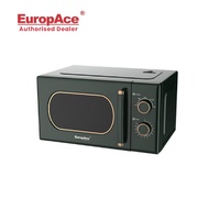 EuropAce 20L Retro Green Microwave EMW 5201B