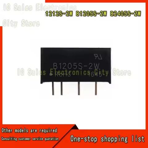 Módulo de potencia de 2 piezas B0505S,B0505S-2W,B1212S,B1212S-2W,B1205S,B1205S-2W,B2405S, aislado,B2