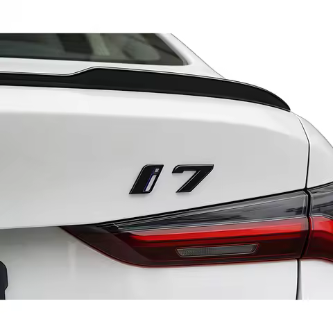 3D Premium I7 i 7 Emblem For I7 i 7 Electric Cars Engine Hood Fender trunk Tail Rear Decal Badge Sti