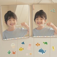 Super Healing Animal Ocean A4 Waterproof Decorative Stickers Children's Room Bathroom Mirror Tablewa