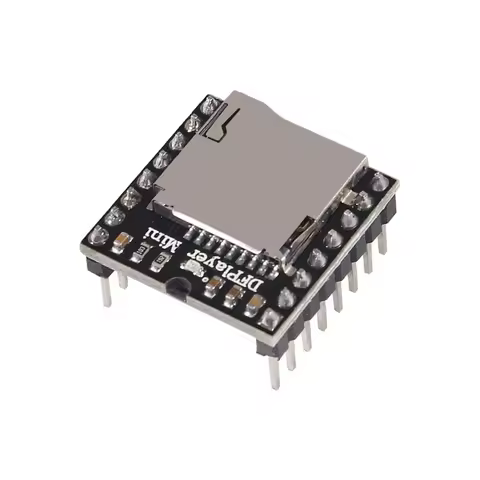 YX5200 DFPlayer Mini MP3 Player Module MP3 Voice Decode Board Supporting TF Card U-Disk IO/Serial Po