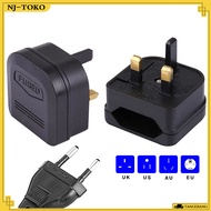 110~250V 2 to 3 EU to UK Converter EU To UK 2200W Adapter