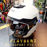 TRAX *PSB APPROVED TG263 PEARL WHITE HELMET