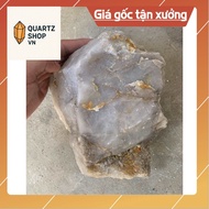 Original rough white quartz stone for home decoration, high energy purification 17cm, weight 5kg(160