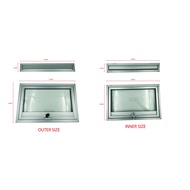 Giant Peti Surat Aluminium Letter Box / Mail Box - Panel Set With L Handle & Lockset