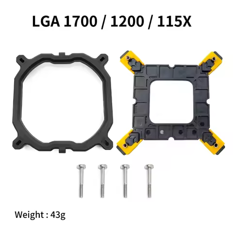 Desktop Computer CPU Heatsink Holder Cooling Fan Mounting Bracket Base Backplate for LGA 1150 1151 1