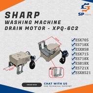 SHARP WASHING MACHINE DRAIN MOTOR-XPQ-6C2  - ESX705/ES718X/ESX858/ESX715/ES718X/ES818X/ES721X/ESX852