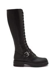 GIANVITO ROSSI MILES LEATHER TALL BOOTS