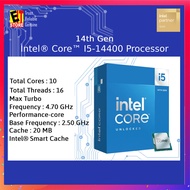 INTEL PROCESSOR Core™  I5-14400 / I5-14400F 20M Cache up to 4.70 GHz Boxed Desktop Processor