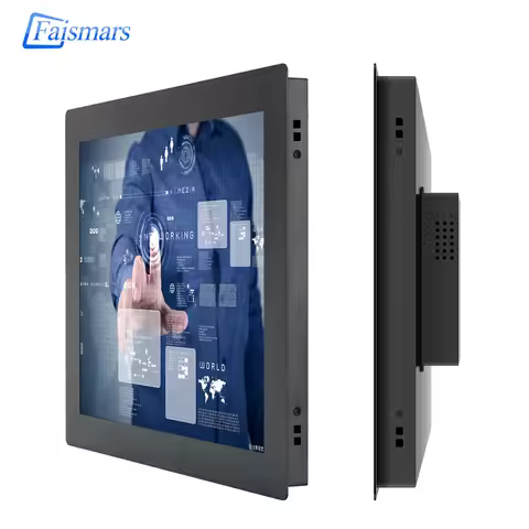 10.4 Inch TFT Resistive Touch Industrial Lcd Monitor With VGA/HDMIDVI/USB Embedded Portable Display 
