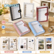 OMAYKEI A7 Binder Cover, PVC A7 Polka Dot  Binder, Durable Polka Dot  Photocard Holder Album Shell K
