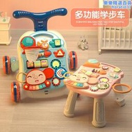 嬰兒學步車防o型腿多功能防側翻寶寶手推車四合一學走路助步玩具2