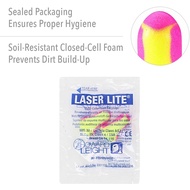 Howard Leight Laser Lite Earplugs by Honeywell High Visibility Disposable Foam Earplugs (Individually Packed)