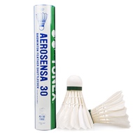 PREMIUM KOK BULUTANGKIS AEROSENSA 10 20 30 40 50 PREMIUM QUALITY BOLA BADMINTON SHUTTLECOCK BULU TAN