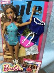 現貨：Barbie glam vacation半可動關節平腳 黑人芭比