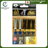 Daiya Golf Aero Spark Tee 65th Anniversary Model, Made in Japan, 360-degree swivel for increased dis