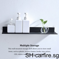 1/2/3 Wall Metal Shelf Ledge Kitchen Bathroom Storage Rack Mirror Shelves Multifunction Holder Organizer Cabinet Home