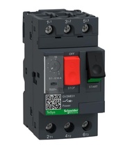 SZ GV2M01 GV2ME01 GV2-ME01 Motor circuit breaker, TeSys GV2, 3P, 0.1-0.16 A, thermal magnetic, screw