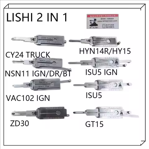 2026 NEW LISHI 2 IN 1 CY24-TRUCK CY24 B111 NSN11 IGN/DR/BT VAC102 IN HYN14R ISU5 ISU5 DR/BT GT15 GT1