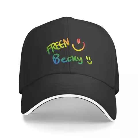 Freenbecky Rainbow Signature Hats Beckfreen LGBT Pride Baseball Cap Golf Wild Ball Hat Women's Beach