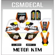 KTM 85 MOTORCYCLE DECAL STICKER KTM SX FULL BODY STICKER