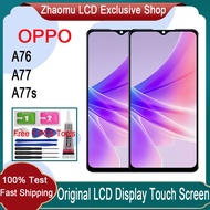 Original OPPO A76 A77 4G 5G A77s LCD Display Touch Screen Replacement