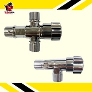 Stainless Steel Way Angle Valve Toilet Bidget Angle Valve Faucet Valve