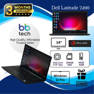 Dell Latitude 7490 Laptop i7 8th Gen 16GB 256GB 14" Display | Refurbished | 3 Months Warranty | Mala