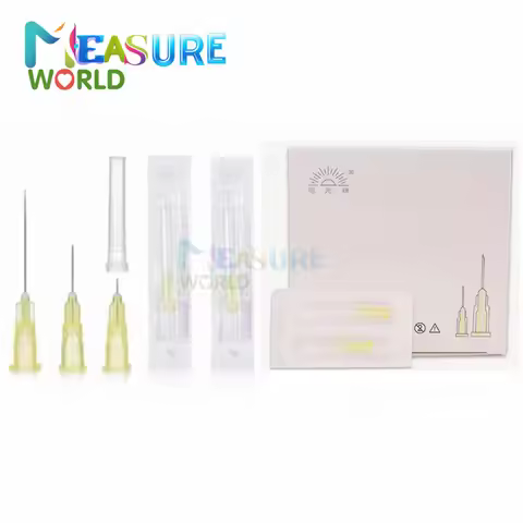 50pcs/lot painless small needle 34G 4mm 32G 4mm 25mm disposable 30G micro-plastic injection cosmetic