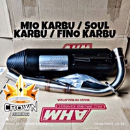 Knalpot AHM Malaysia Yamaha Mio Karbu Sporty Smile Soul Karbu