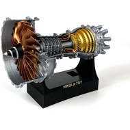 TR900 Turbofan Jet Engine Model-3D Printer Aircraft Engine Kit-1:20 Turbojet Engine Model-Mechanical