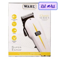 ปัตตาเลี่ยน WAHL รุุ่น Super Taper มอเตอร์ V5000 ปรับฟันได้ วอลล์ แท้100% รับประกัน 1ปี ใช้งานทนทาน มาตรฐาน USA แบตตาเลี่ยน แบตเตอร์เลี่ยน ที่ตัดผม ตัดผม ฟันรอง 6เบอร์ (ดีกว่า Wahl Pro Basic) *กล่องขาวเหลือง*