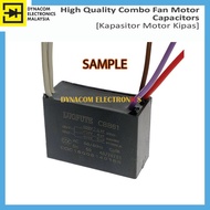 2UF 2UF 3UF, 2UF 3UF 3UF, 2.5UF 2UF 3UF, 2.5UF 4UF 5UF Fan Combo Capacitor [ Kondenser Kipas Angin C