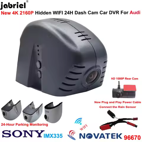4K Dash Cam for Audi q7 q5 q3 q2 q8 rs5 rs3 rs7 rs6 Car DVR Camera for audi a6 c7 a4 b8 b9 a3 8v 8p 