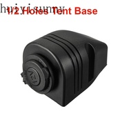 HYS Universal 1/2 Holes Tent Base 12-24V  Socket with Waterproof Cover for Auto Truck Motorcycle Boa