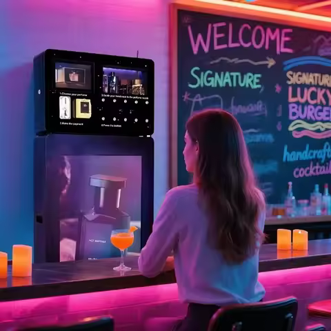 24h Self-Service Perfume Vending Machine 10.1" Touchscreen 100ml ADA Compliant Multiple Payment Comm