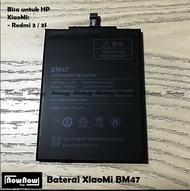 Baterai XiaoMi Redmi 3 3S BM47 Original Batre Battery .