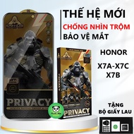 Honor X7C/ X7B anti-peeping tempered glass, anti-blue light, eye protection - Panda