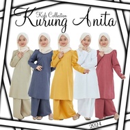 OFFER 2024 🔥 Kurung Anita Kids Mom New Design Dress Raya Ootd Viral Melayu Moden Baju Hasnuri Premium Bra Slim Kasut Hot