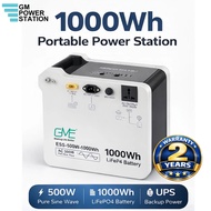 GME GM1000 Portable Power Station 1000Wh LiFePO4 Solar Generator UPS Backup Battery Camping Outdoor 