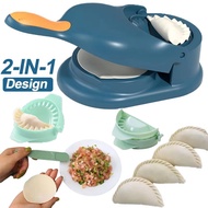 2 In1 Dumpling Maker Dumpling Skin Press Manual Labor-Saving Ravioli Empanadas Dough Skin Mold Machi